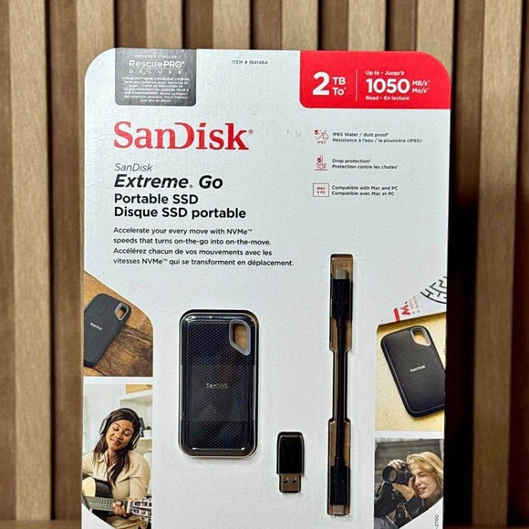 SanDisk Extreme Go Portable SSD - Picture 5 of 12